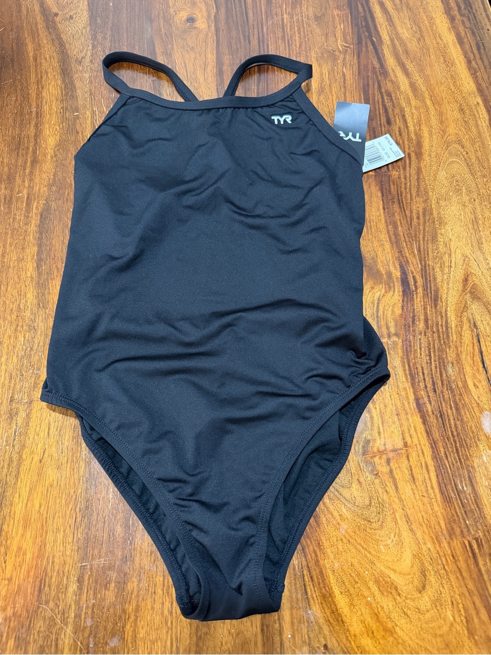 TYR Diamond Fit A Women's Black One-Piece Athletic Swimsuit